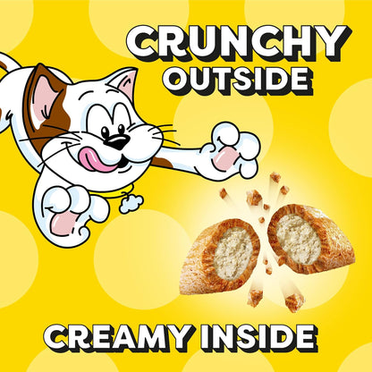 Jumbo Stuff Crunchy and Soft Cat Treats, Tempting Tuna Flavor, 5.3 Oz. Pouch (Pack of 10)